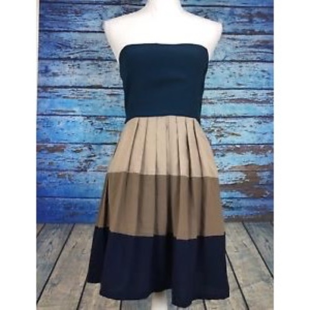 Ya Los Angeles strapless cocktail dress